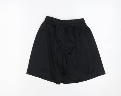 O'Neills Boys Black Athletic Football Shorts 10-11 Years Polyester