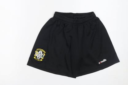 O'Neills Boys Black Athletic Football Shorts Size 10-11 Years
