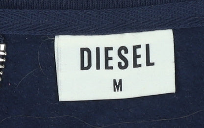 Womens UK Size M Diesel Multicoloured Pullover Sweatshirt