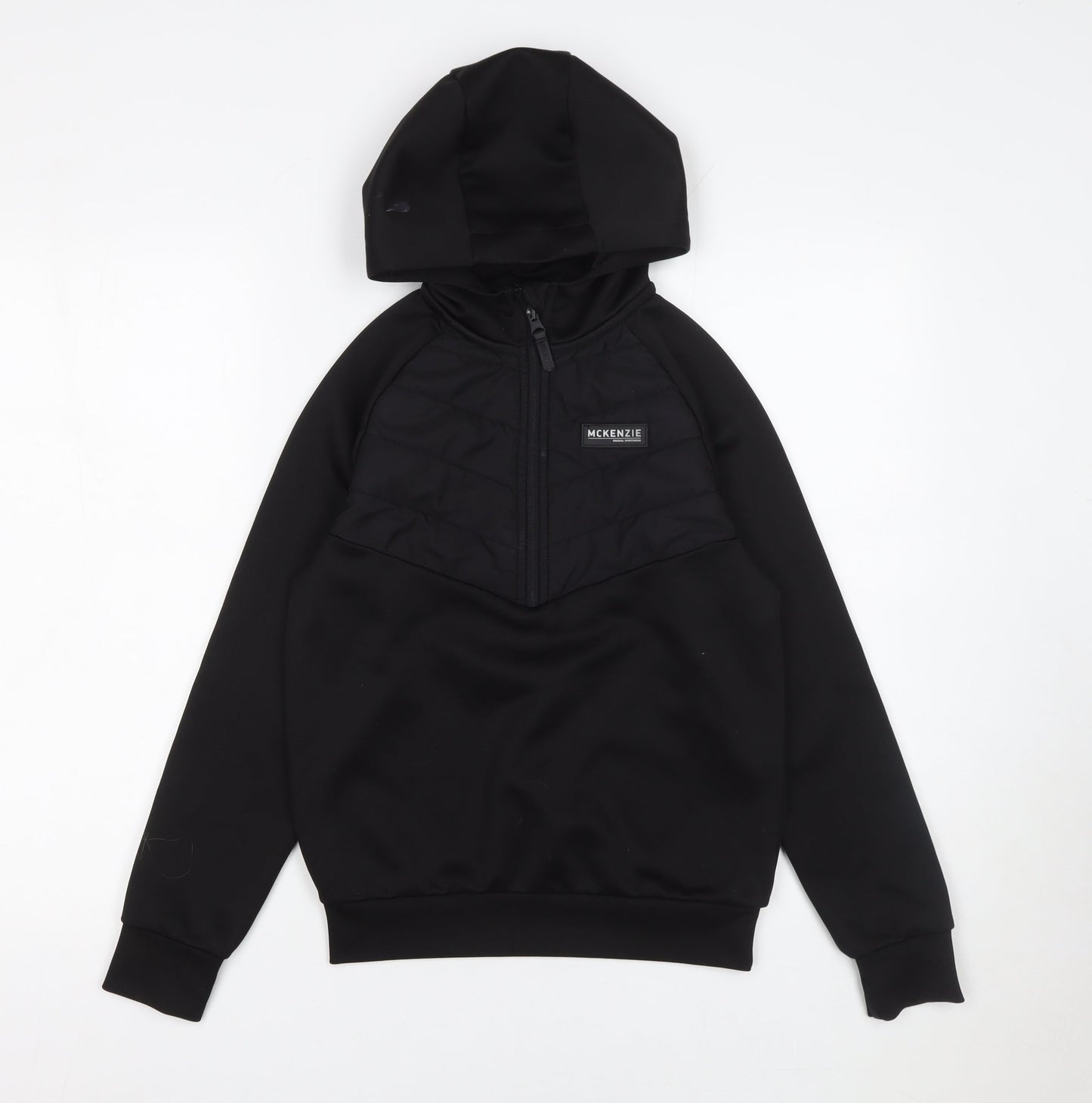 Boys UK Size 10-12 Years McKenzie Black Pullover Hoodie