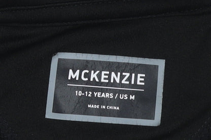 Boys UK Size 10-12 Years McKenzie Black Pullover Hoodie