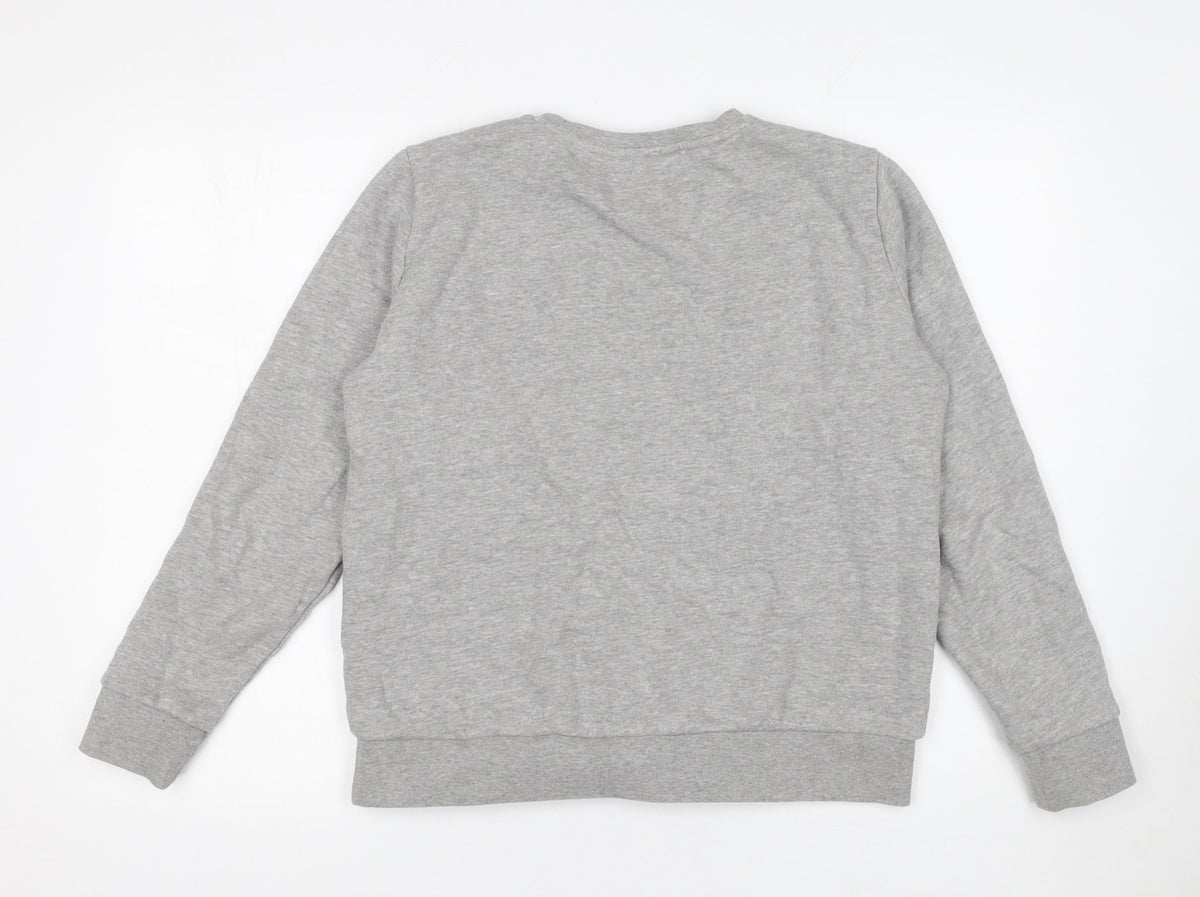 Mens UK Size M Lee Grey Pullover Sweatshirt