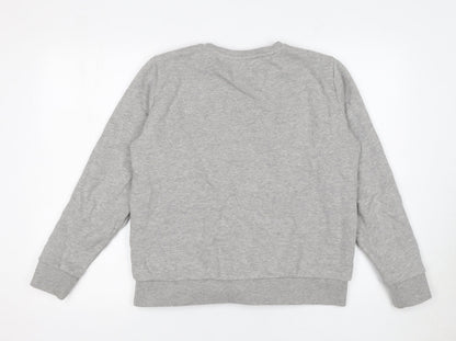 Mens UK Size M Lee Grey Pullover Sweatshirt