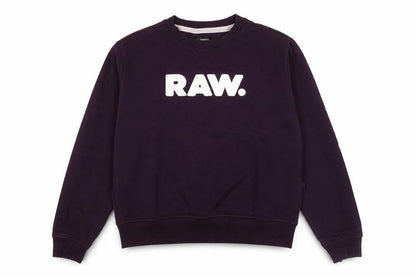 Womens UK Size M G-Star RAW Purple Pullover Sweatshirt