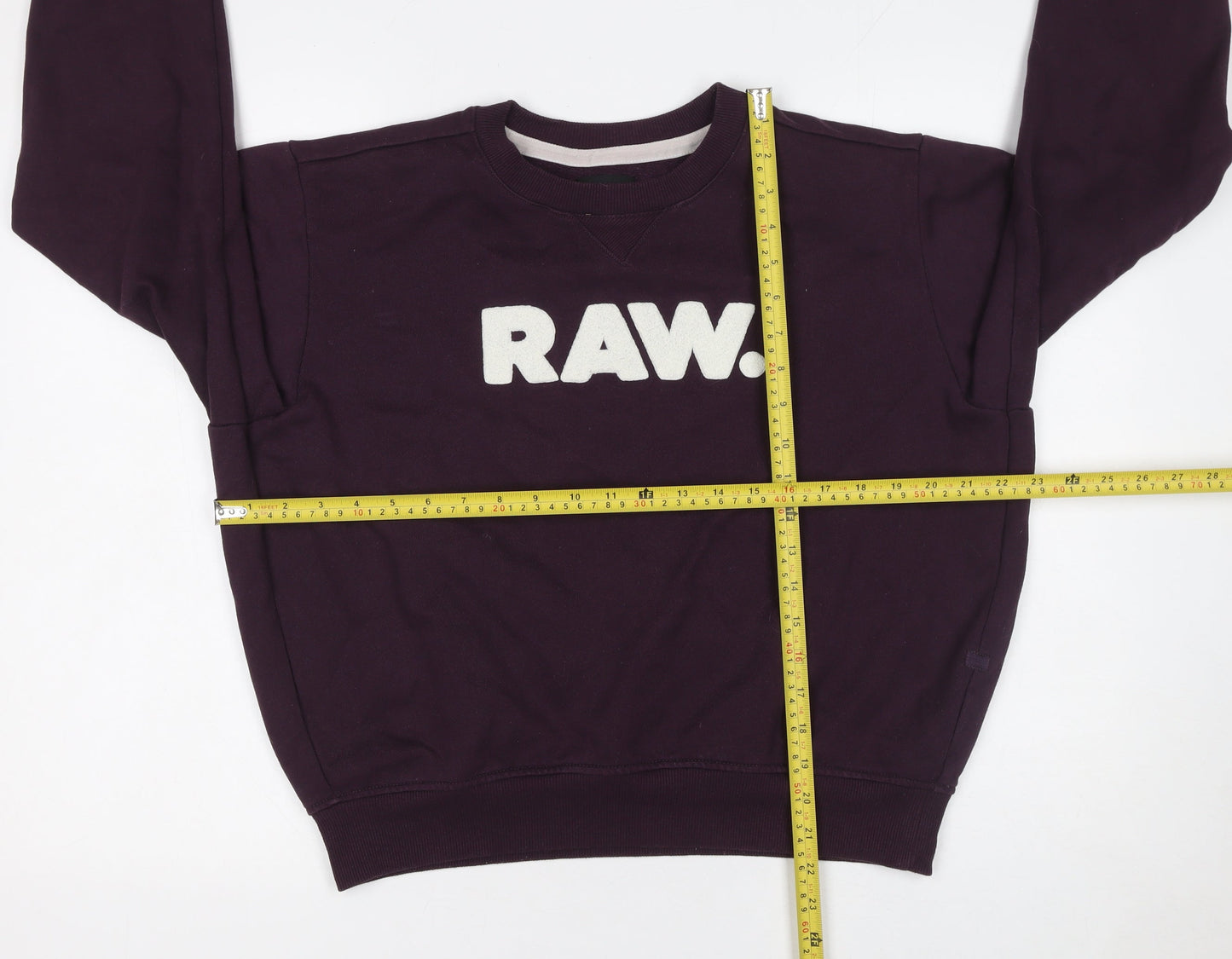 Womens UK Size M G-Star RAW Purple Pullover Sweatshirt