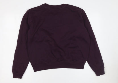 Womens UK Size M G-Star RAW Purple Pullover Sweatshirt