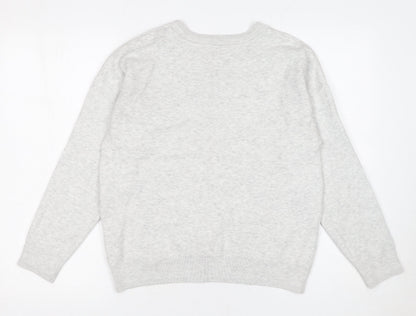 Womens UK Size S Primark Grey Pullover Jumper