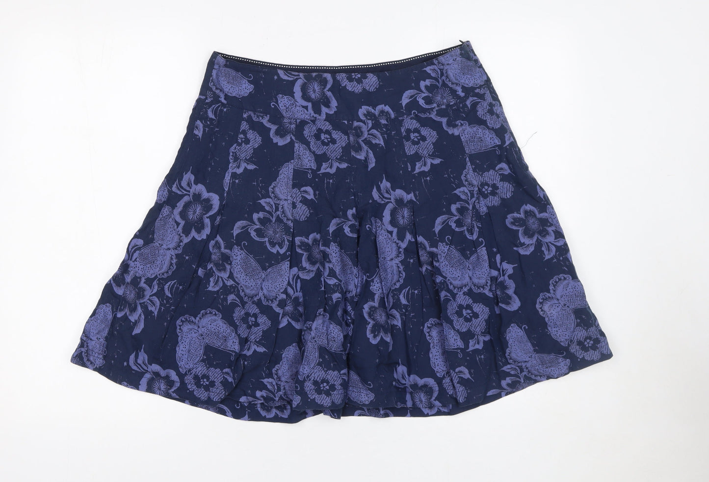 Womens UK Size 10 Fat Face A-Line Woven Skirt