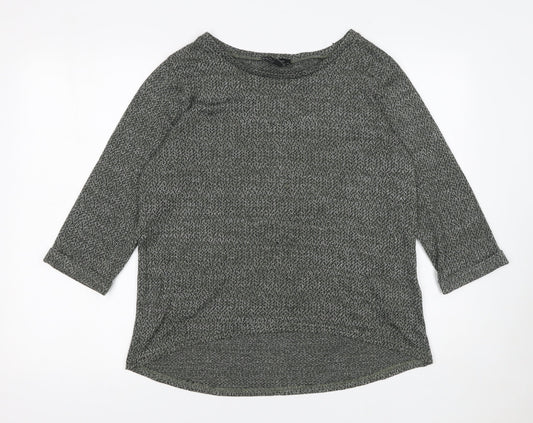 Womens UK Size 12 New Look Grey Pullover Jumper