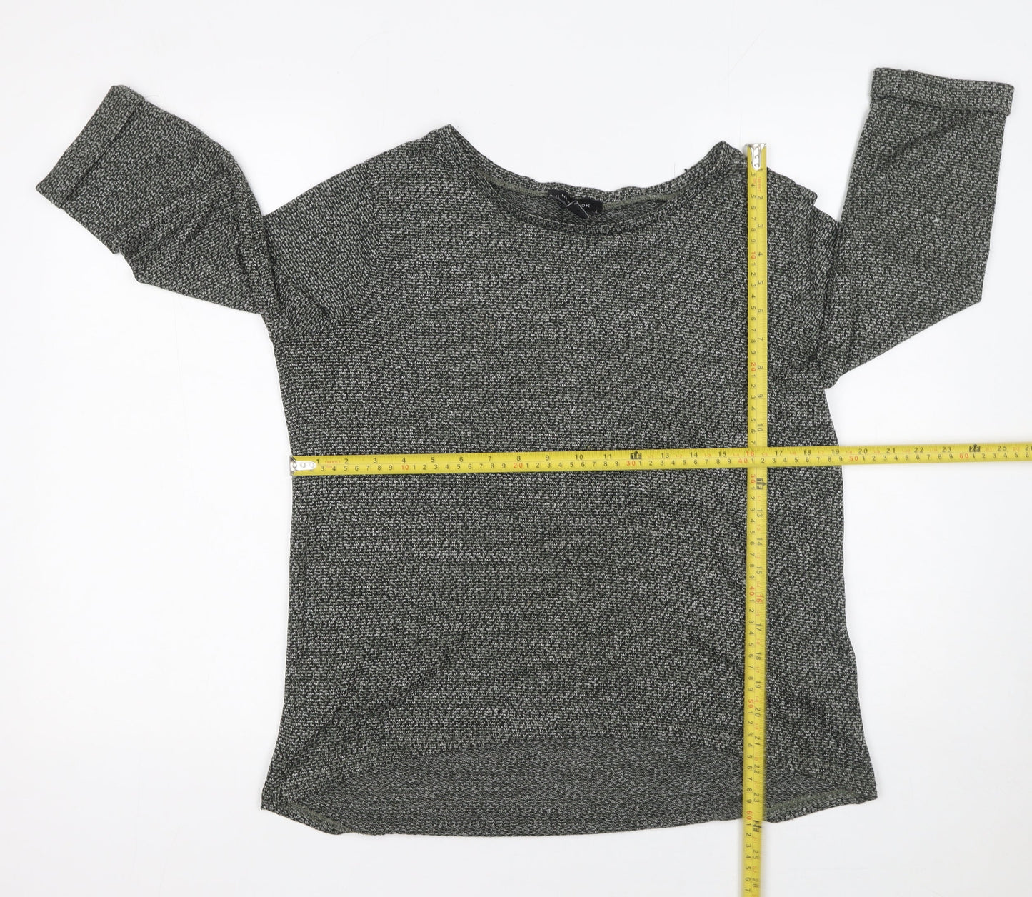 Womens UK Size 12 New Look Grey Pullover Jumper