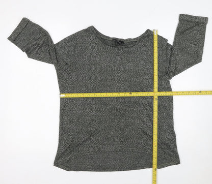 Womens UK Size 12 New Look Grey Pullover Jumper