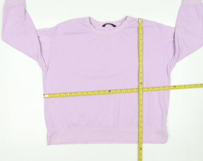 Womens UK Size L Dunnes Stores Purple Pullover Sweatshirt