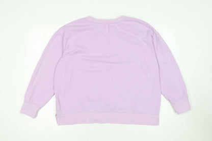 Womens UK Size L Dunnes Stores Purple Pullover Sweatshirt