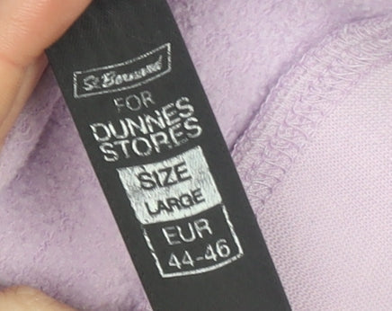 Womens UK Size L Dunnes Stores Purple Pullover Sweatshirt