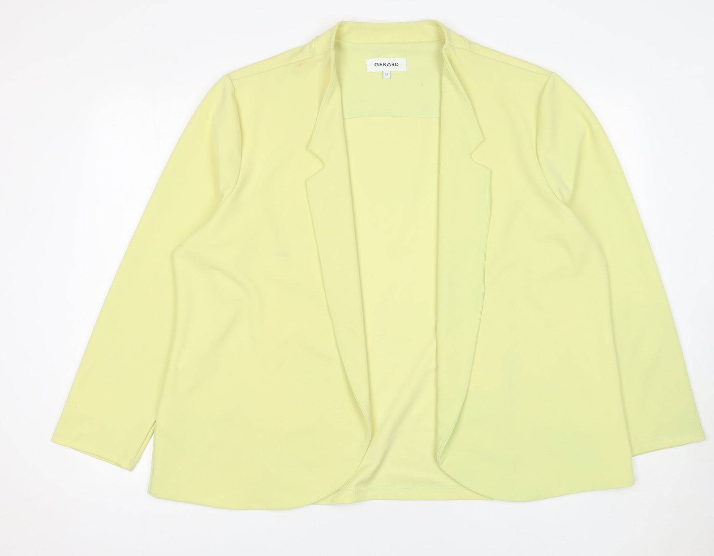 Womens UK Size 22 Gerard Plus Yellow Blazer