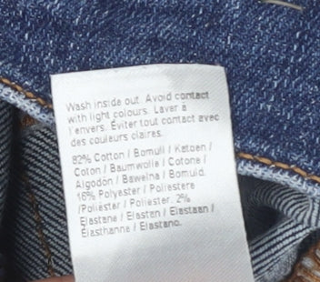 Mens UK Size 30/32 River Island Slim Fit Skinny Blue Jeans