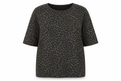 Womens UK Size 22 Yours Black Tunic T-Shirt