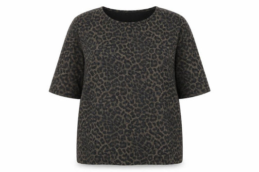 Womens UK Size 22 Yours Black Tunic T-Shirt
