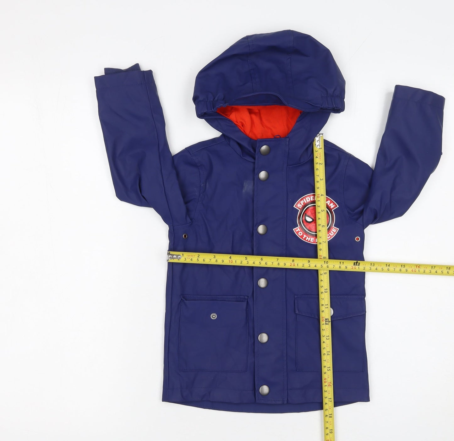 Boys UK Size 2-3 Years Marvel Blue Rain Coat