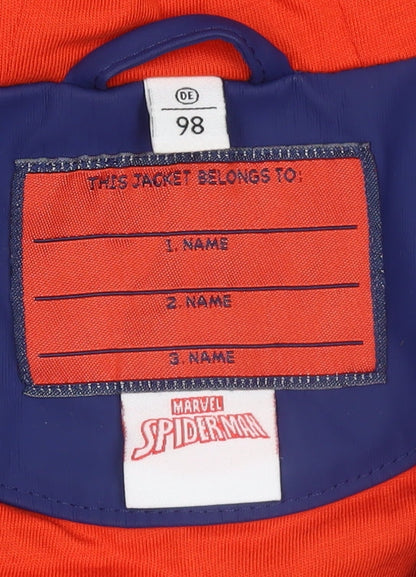 Boys UK Size 2-3 Years Marvel Blue Rain Coat