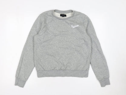 Mens UK Size M Converse Grey Pullover Sweatshirt