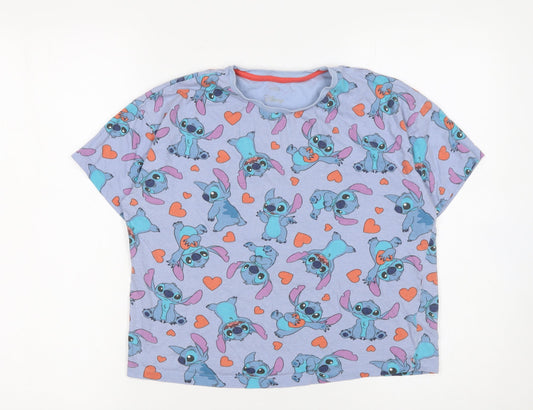 Girls UK Size 10-11 Years Marks and Spencer Purple Basic T-Shirt