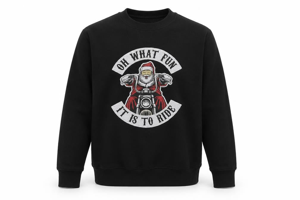 Mens UK Size M Awdis Black Pullover Sweatshirt