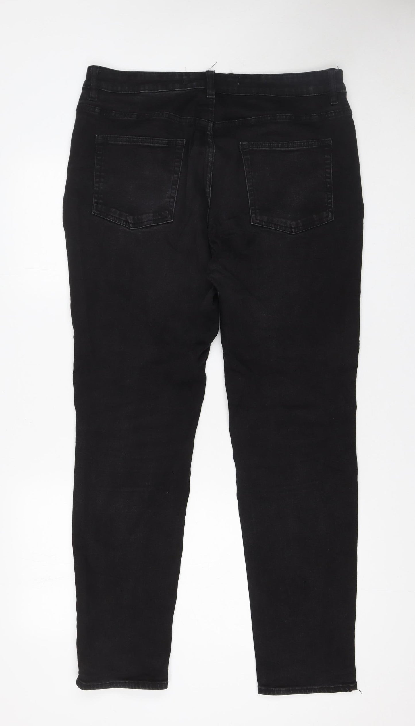 Mens UK Size L New Look Slim Fit Skinny Black Jeans