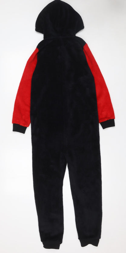 Liverpool FC Boys Black Red Fleece Hooded One Piece 9-10 Years