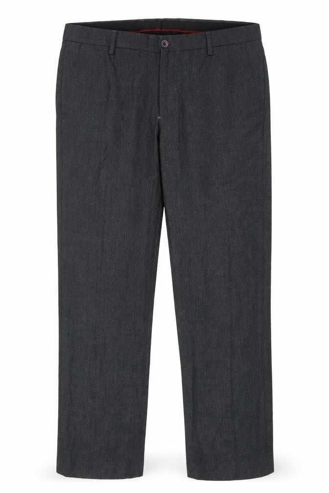 Mens UK Size L John Miller Slim Fit Dress Pants Grey Trousers