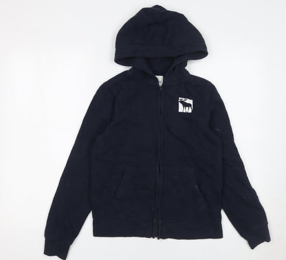 Boys UK Size 11-12 Years abercrombie kids Black Full Zip Hoodie