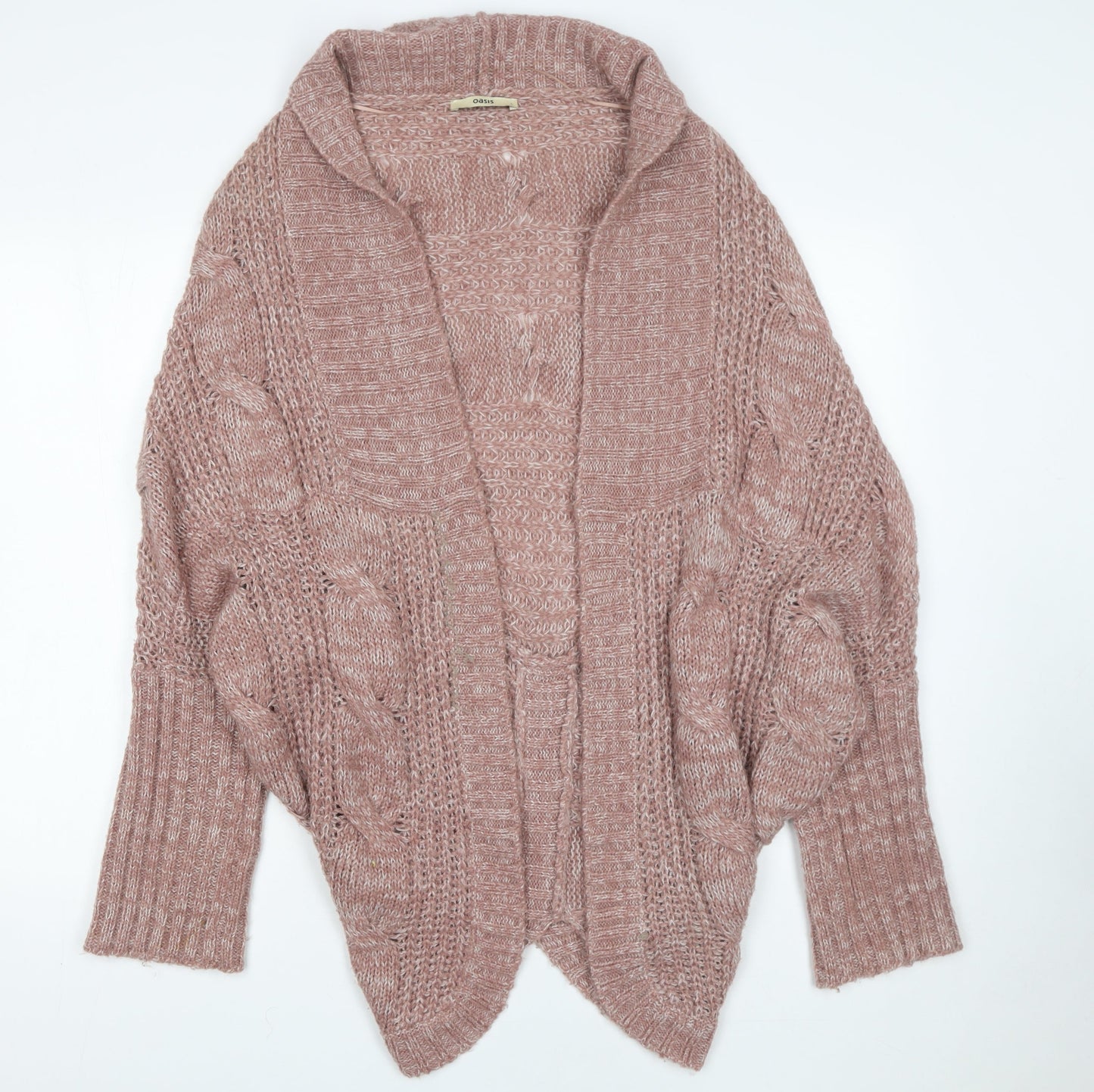 Womens UK Size L Oasis Pink Cardigan Jumper