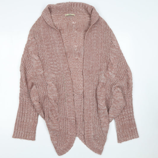 Womens UK Size L Oasis Pink Cardigan Jumper