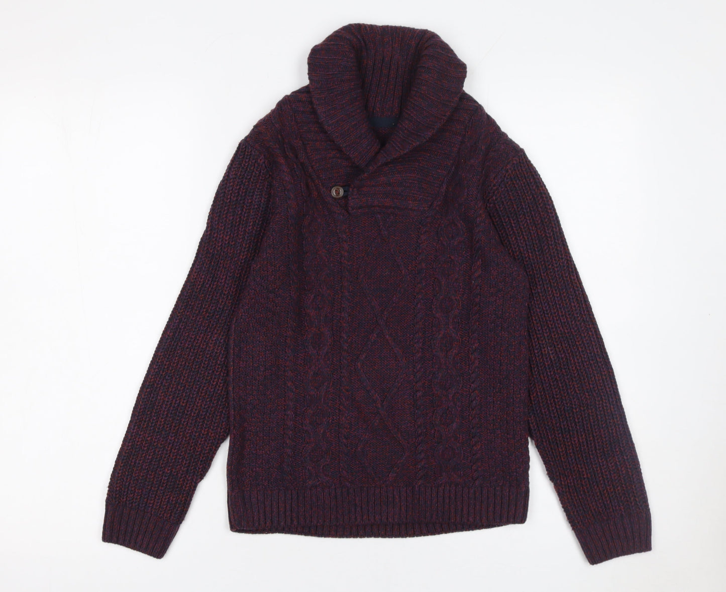 Boys UK Size 10-11 Years Dunnes Stores Red Pullover Jumper