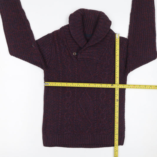 Boys UK Size 10-11 Years Dunnes Stores Red Pullover Jumper