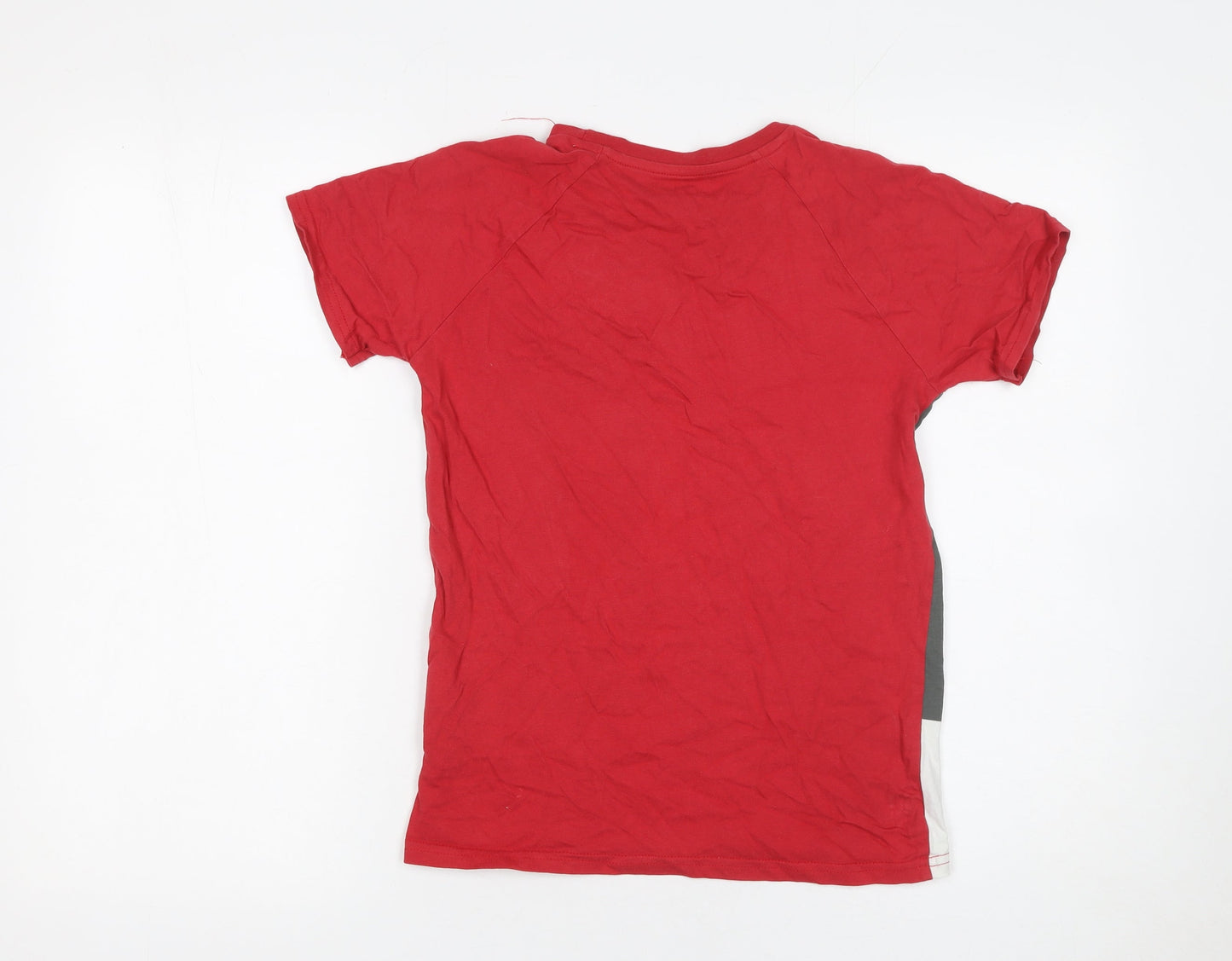 Boys UK Size 10-11 Years St. Bernard Red Basic T-Shirt