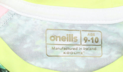 O'Neills Girls Multicoloured Dog Print Koolite Sports T-Shirt 9-10 Years