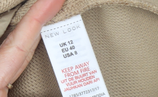 Womens UK Size 12 New Look Straight & Pencil Knit Skirt