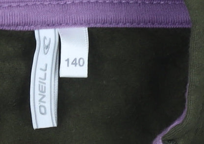 Boys UK Size 10 Years O'Neill Green Full Zip Hoodie