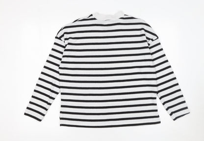 Womens UK Size S F&F Black Pullover Jumper
