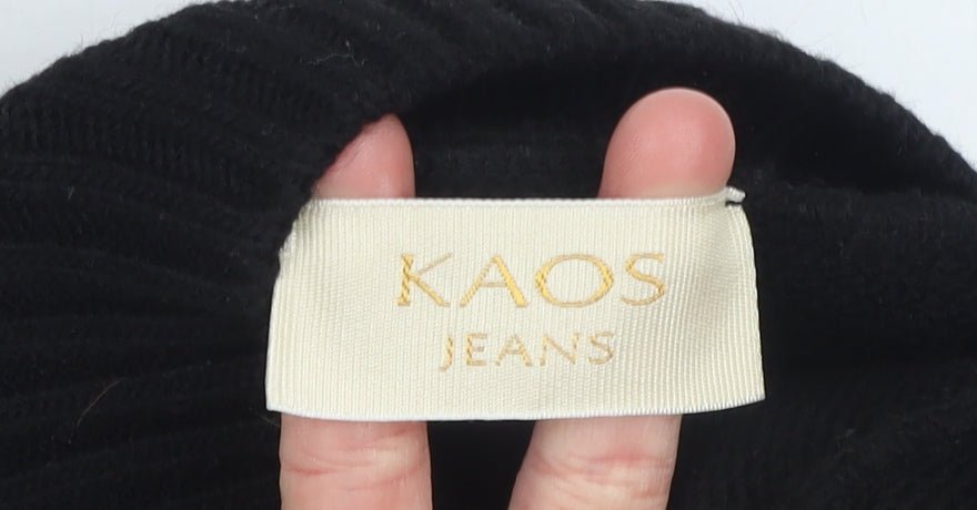 Womens UK Size S KAOS JEANS Black Pullover Jumper