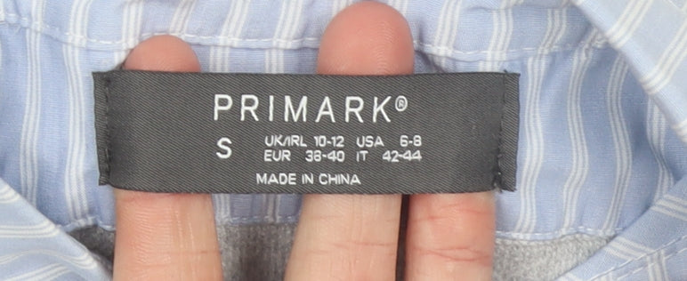Womens UK Size S Primark Grey Vest Jumper