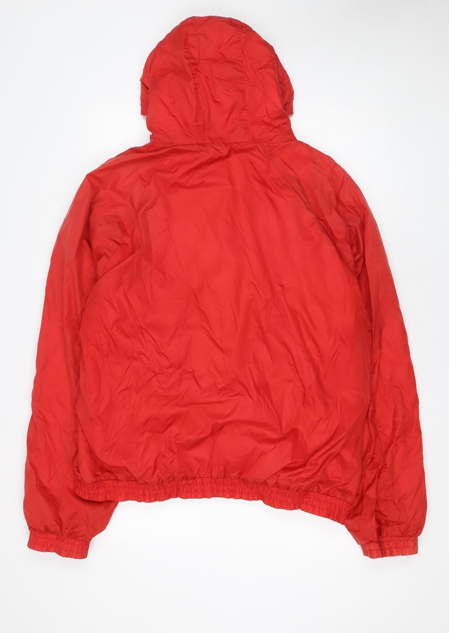 Mens UK Size XL Colorado Textile Red Windbreaker Coat