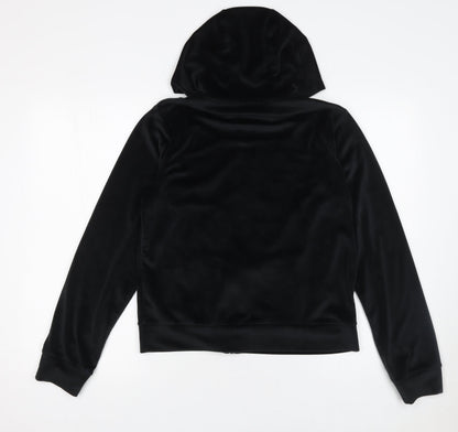 Girls UK Size 14-15 Years Primark Black Full Zip Hoodie