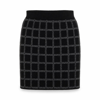 Womens UK Size S Kenar Straight & Pencil Knit Skirt
