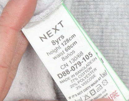 Boys UK Size 8 Years NEXT Grey Pullover Hoodie