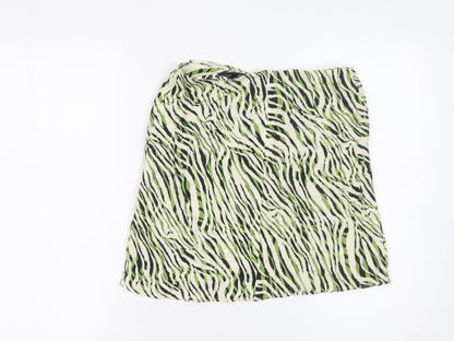 Womens UK Size S Zara Wrap Woven Skirt