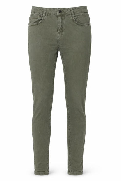 Womens UK Size 10 Bershka Slim Fit Skinny Green Jeans