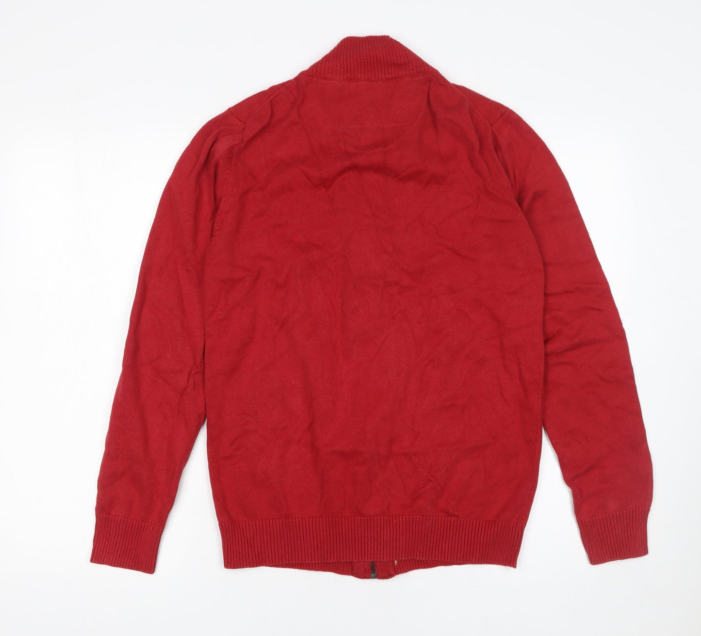 Mens UK Size XL NEGRO YOUTH FEVER Red Full Zip Jumper