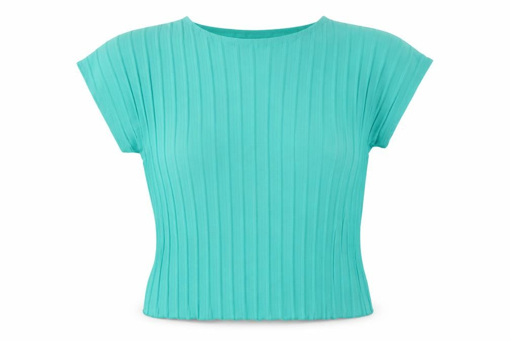 Womens UK Size XS Gallery Green Basic Blouse
